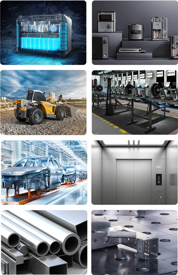 Aplicaciones industriales de la máquina láser Serie GAR
