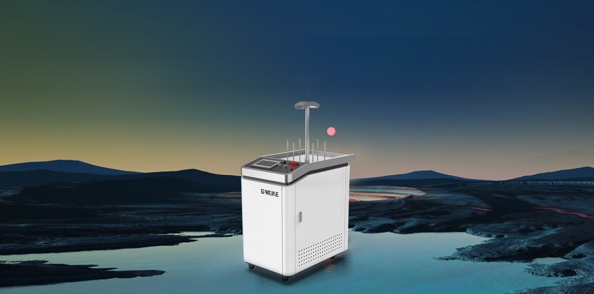 Serie LC máquina portátil de limpieza láser para eliminar óxido y pintura