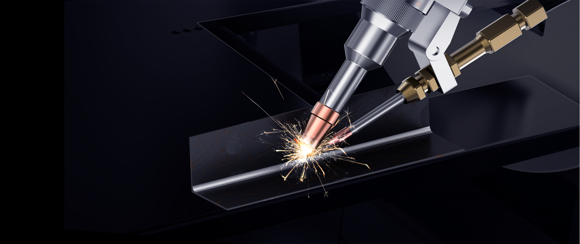 Soldadura láser manual con máquina LCW
