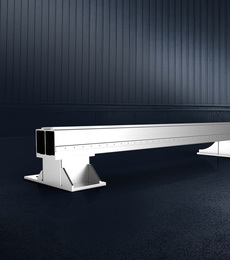 Viga ligera de aluminio de la máquina láser Serie LN