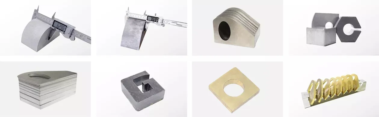 uestras de corte láser de placas de gran formato