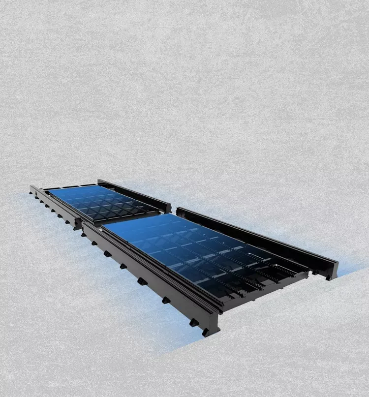 Estructura modular de la cortadora láser de gran formato