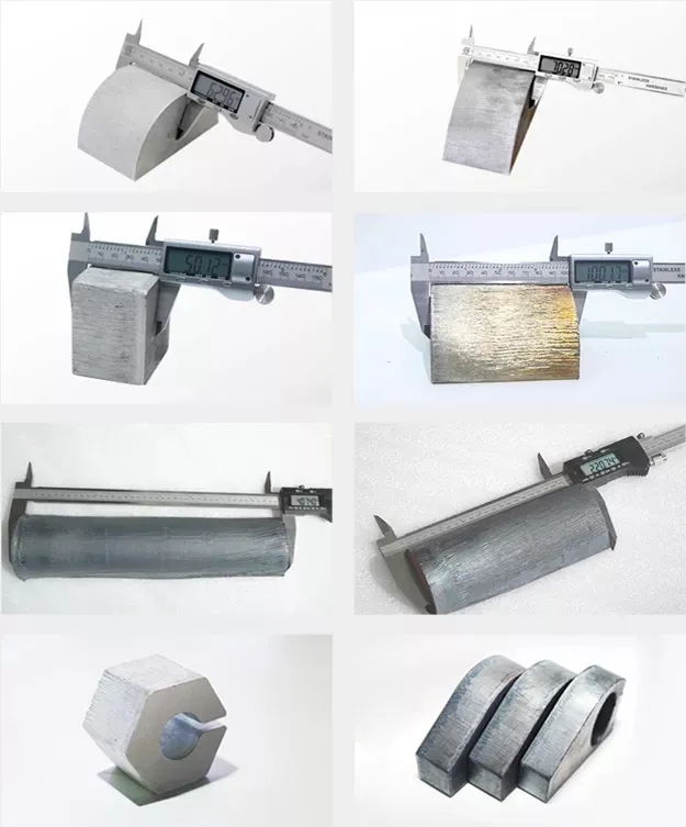 Muestras de corte láser de placas grandes