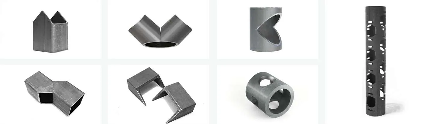 Muestras de corte de tubos pesados Serie T3