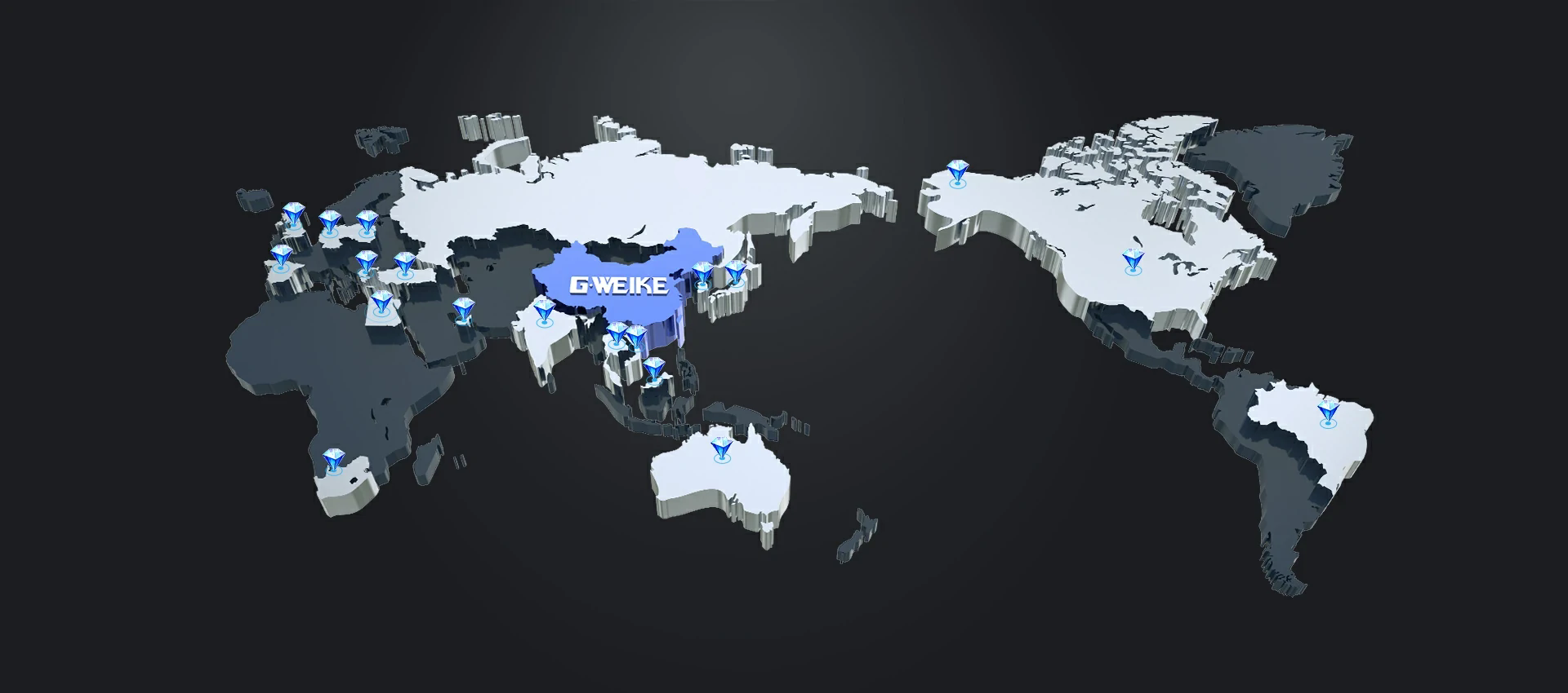 Presencia global de GWEIKE Laser