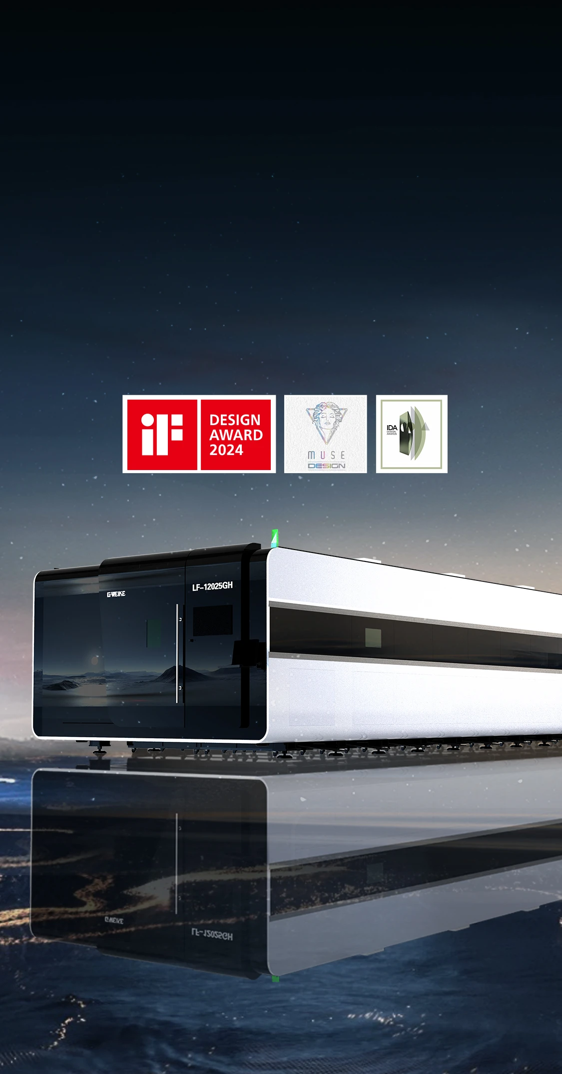 Máquina de corte láser de ultra alta potencia GWEIKE