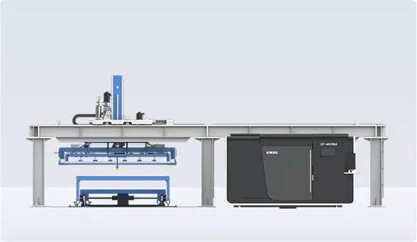 Sistema automático de carga y descarga para corte láser