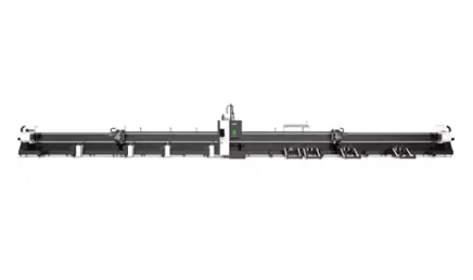 Serie T4 máquina de corte láser para tubos con cuatro mandriles